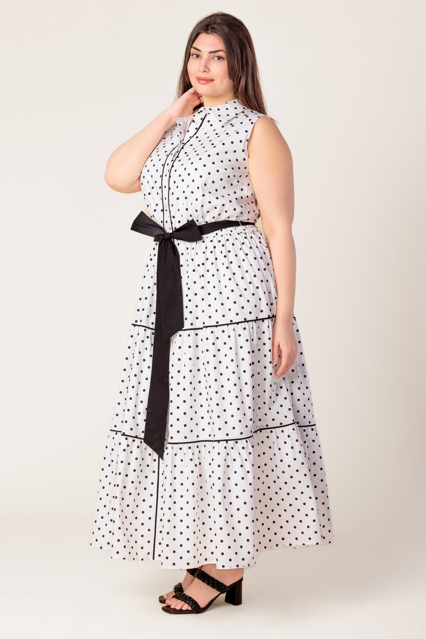 OUT OF REACH WOVEN MIDI DRESS Flying Tomato